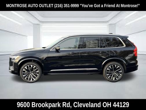 Onyx Black Metallic 2026 Volvo XC90 Ultra Dark Theme, B6 AWD Gas (mild hybrid), Gasoline, 6 Seats
