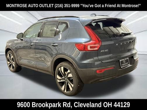 Denim Blue 2026 Volvo XC40 Plus, B5 AWD Gas (mild hybrid), Dark
