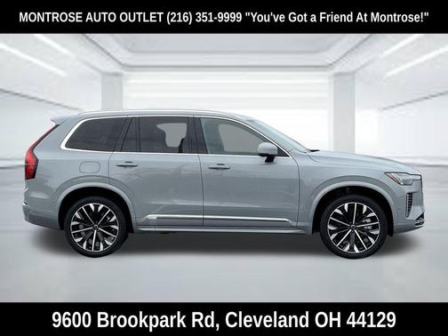 Vapour Grey Metallic 2026 Volvo XC90 Plug-In Hybrid Plus, T8 AWD, Electric/Gasoline, Bright, 7 Seats