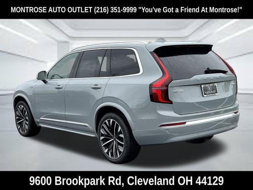 Vapour Grey Metallic 2026 Volvo XC90 Plug-In Hybrid Plus, T8 AWD, Electric/Gasoline, Bright, 7 Seats