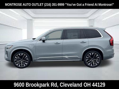 Vapour Grey Metallic 2026 Volvo XC90 Plug-In Hybrid Plus, T8 AWD, Electric/Gasoline, Bright, 7 Seats