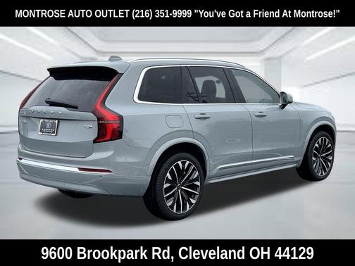 Vapour Grey Metallic 2026 Volvo XC90 Plug-In Hybrid Plus, T8 AWD, Electric/Gasoline, Bright, 7 Seats