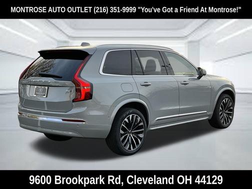Vapour Grey Metallic 2026 Volvo XC90 Ultra, B6 AWD Gas (mild hybrid), Gasoline, Bright, 7 Seats