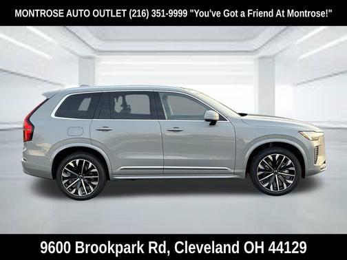 Vapour Grey Metallic 2026 Volvo XC90 Ultra, B6 AWD Gas (mild hybrid), Gasoline, Bright, 7 Seats