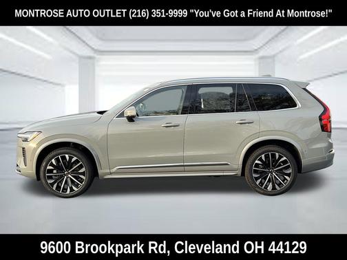 Vapour Grey Metallic 2026 Volvo XC90 Ultra, B6 AWD Gas (mild hybrid), Gasoline, Bright, 7 Seats