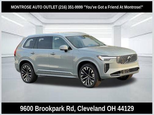 Vapour Grey Metallic 2026 Volvo XC90 Plus, B6 AWD Gas (mild hybrid), Gasoline, Bright, 7 Seats