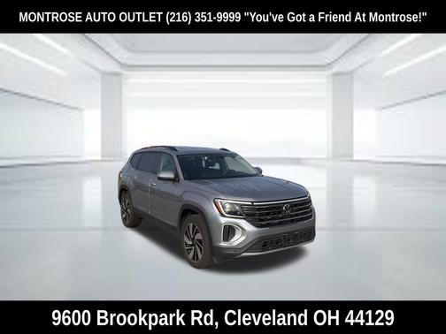 Silver Mist Metallic 2025 Volkswagen Atlas 2.0T SE w/Technology 4MOTION