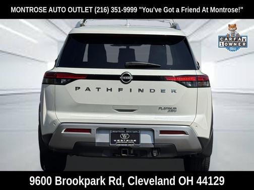 Pearl White Tricoat 2023 Nissan Pathfinder Platinum 4WD