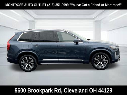 Denim Blue Metallic 2026 Volvo XC90 Plus, B6 AWD Gas (mild hybrid), Gasoline, Bright, 7 Seats