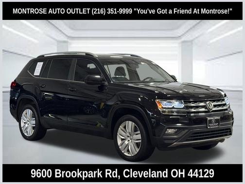 Deep Black 2019 Volkswagen Atlas 3.6L SE w/Technology