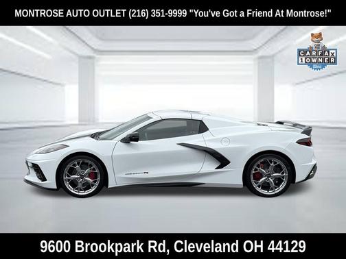 Arctic White 2023 Chevrolet Corvette Stingray w/1LT