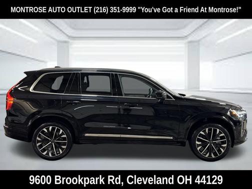 Onyx Black Metallic 2026 Volvo XC90 Ultra, B6 AWD Gas (mild hybrid), Gasoline, Bright, 7 Seats