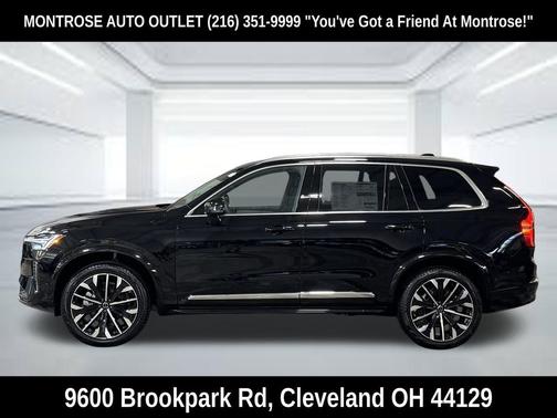 Onyx Black Metallic 2026 Volvo XC90 Ultra, B6 AWD Gas (mild hybrid), Gasoline, Bright, 7 Seats