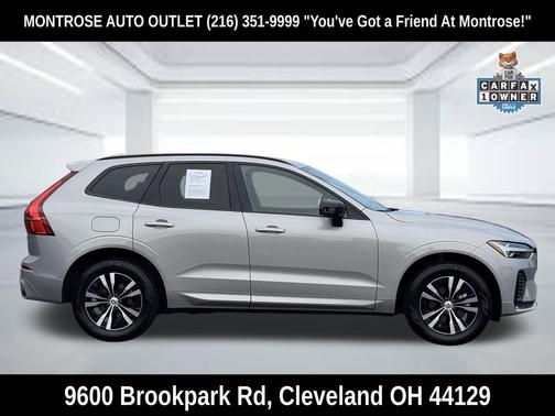 Silver Dawn Metallic 2024 Volvo XC60 B5 Core Dark Theme