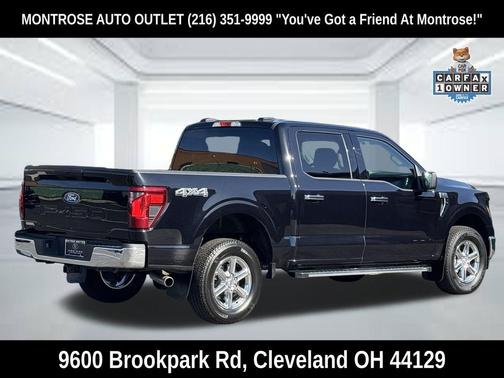 AGATE BLACK METALLIC 2025 Ford F-150 XLT