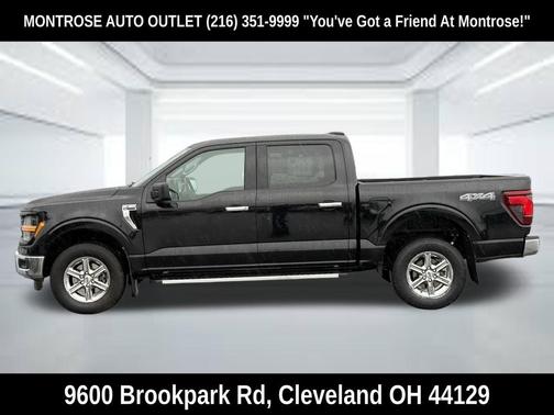 AGATE BLACK METALLIC 2025 Ford F-150 XLT