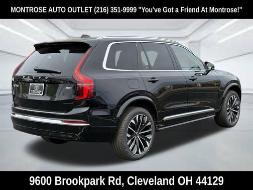 Onyx Black Metallic 2026 Volvo XC90 Plus, B5 AWD Gas (mild hybrid), Gasoline, Bright, 7 Seats