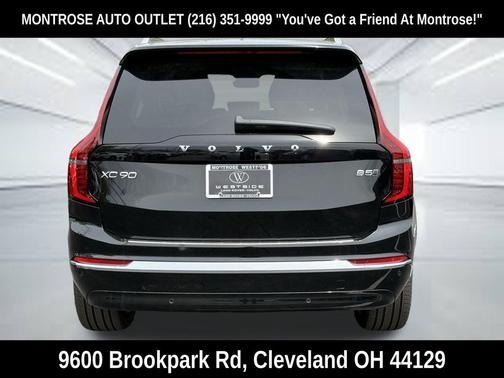 Onyx Black Metallic 2026 Volvo XC90 Plus, B5 AWD Gas (mild hybrid), Gasoline, Bright, 7 Seats