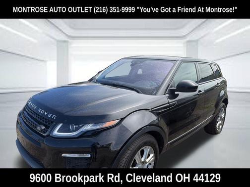 Santorini Black Metallic 2019 Land Rover Range Rover Evoque SE