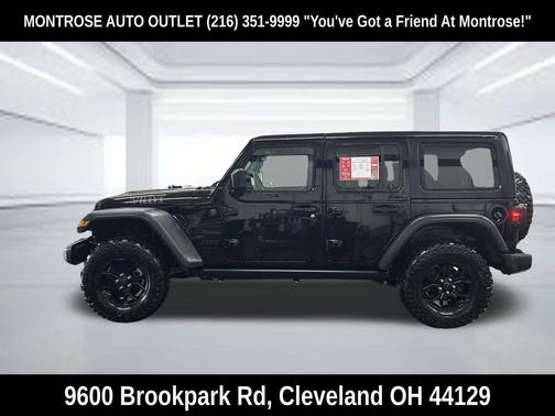 Black Clearcoat 2024 Jeep Wrangler Willys