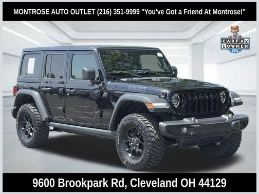 Black Clearcoat 2024 Jeep Wrangler Sport