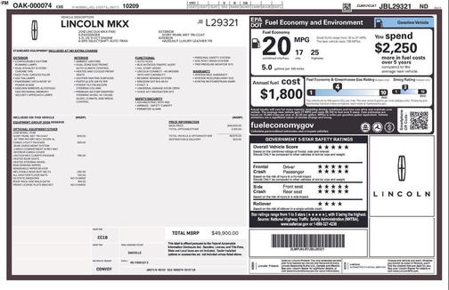 2018 Lincoln MKX Reserve