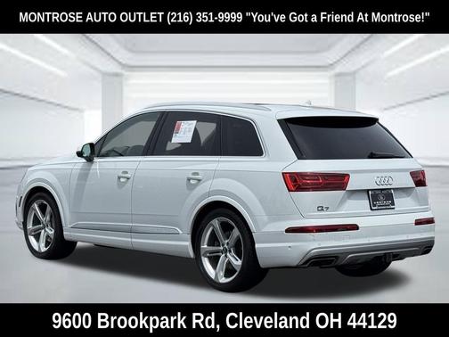 Glacier White 2019 Audi Q7 55 Prestige