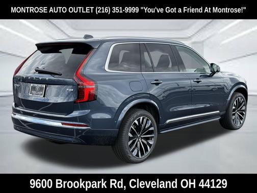 Denim Blue Metallic 2026 Volvo XC90 Plug-In Hybrid Ultra, T8 AWD, Electric/Gasoline, Bright, 6 Seats