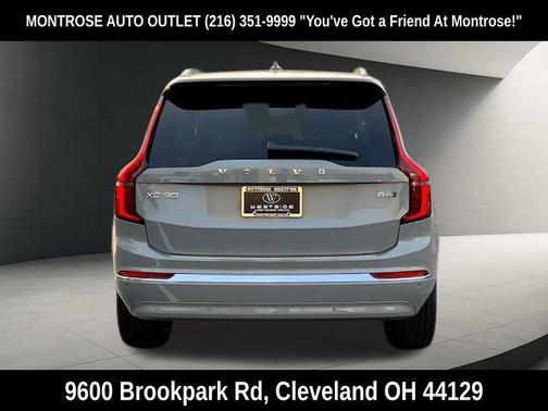 Vapour Grey Metallic 2026 Volvo XC90 Plus, B6 AWD Gas (mild hybrid), Gasoline, Bright, 7 Seats