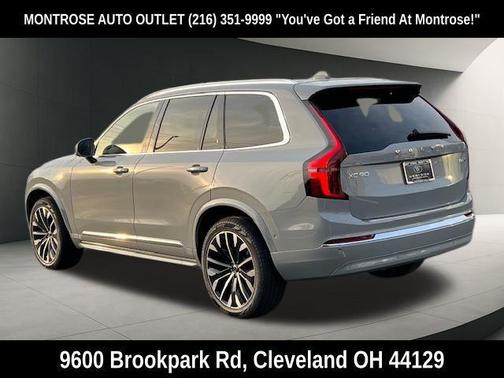 Vapour Grey Metallic 2026 Volvo XC90 Plus, B6 AWD Gas (mild hybrid), Gasoline, Bright, 7 Seats