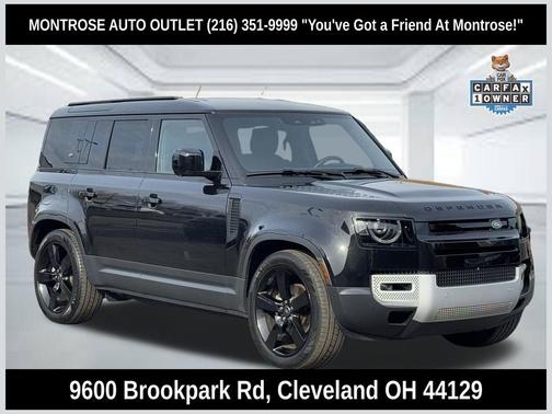 Santorini Black Metallic 2024 Land Rover Defender 110 P300