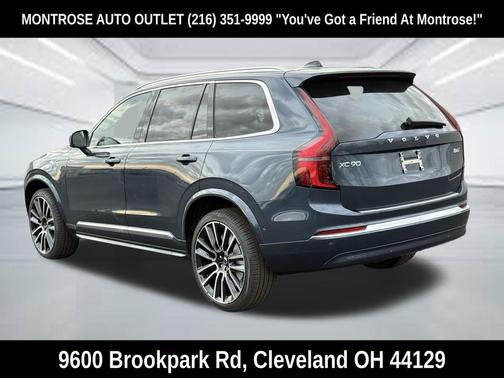 Denim Blue Metallic 2026 Volvo XC90 Plus, B6 AWD Gas (mild hybrid), Gasoline, Bright, 7 Seats