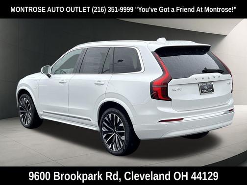 Crystal White Pearl 2026 Volvo XC90 Plug-In Hybrid Ultra Dark Theme, T8 AWD, Electric/Gasoline, 7 Seats