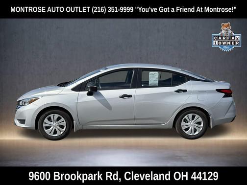 Brilliant Silver Metallic 2025 Nissan Versa 1.6 S