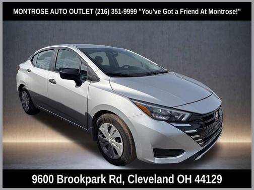 Brilliant Silver Metallic 2025 Nissan Versa 1.6 S