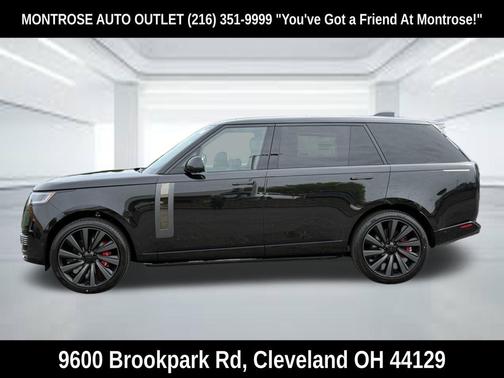 Black 2026 Land Rover Range Rover P615 SV