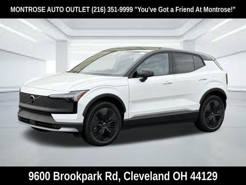 Crystal White Metallic 2026 Volvo EX30 Cross Country Ultra, Twin Motor Performance, Fully electric