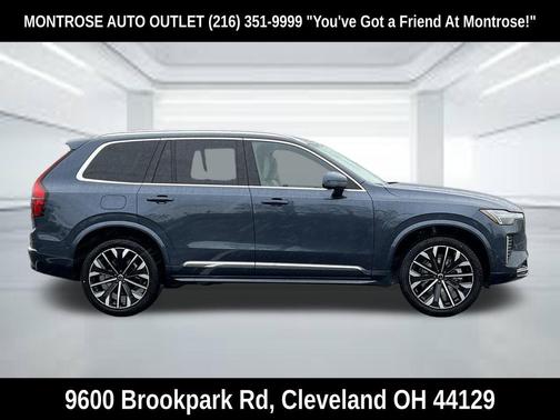 Denim Blue Metallic 2026 Volvo XC90 Plus, B6 AWD Gas (mild hybrid), Gasoline, Bright, 7 Seats