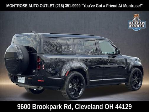 Santorini Black Metallic 2023 Land Rover Defender 130 X-Dynamic SE
