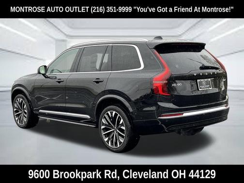 Onyx Black Metallic 2026 Volvo XC90 Ultra, B6 AWD Gas (mild hybrid), Gasoline, Bright, 7 Seats