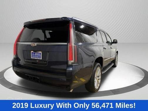 Dark Adriatic Blue Metallic 2019 Cadillac Escalade ESV Luxury