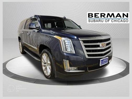 Dark Adriatic Blue Metallic 2019 Cadillac Escalade ESV Luxury