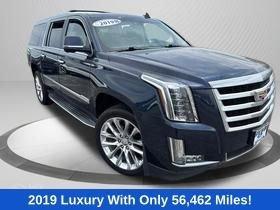 Dark Adriatic Blue Metallic 2019 Cadillac Escalade ESV Luxury