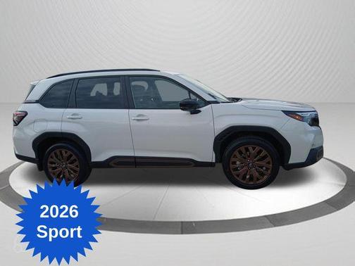 Crystal White Pearl 2026 Subaru Forester Sport