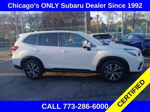 Crystal White Pearl 2021 Subaru Forester Limited