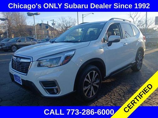 Crystal White Pearl 2021 Subaru Forester Limited