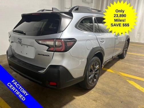 Ice Silver Metallic 2024 Subaru Outback Onyx Edition