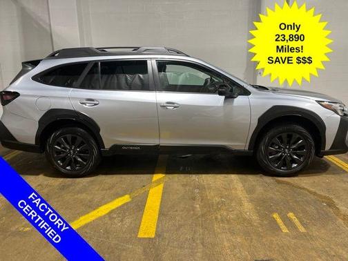 Ice Silver Metallic 2024 Subaru Outback Onyx Edition