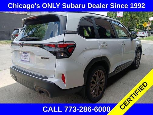 Crystal White Pearl 2025 Subaru Forester Sport