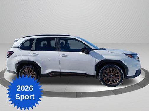 Crystal White Pearl 2026 Subaru Forester Sport